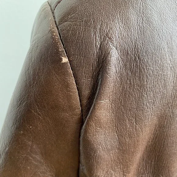 Harry Allenfall Vintage Brown Leather Jacket - Picture 5 of 6